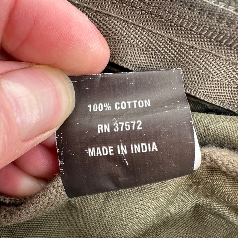 Rothco Vintage Canvas Flight Bag ‎ Olive Cotton Backpack - Picture 12 of 13